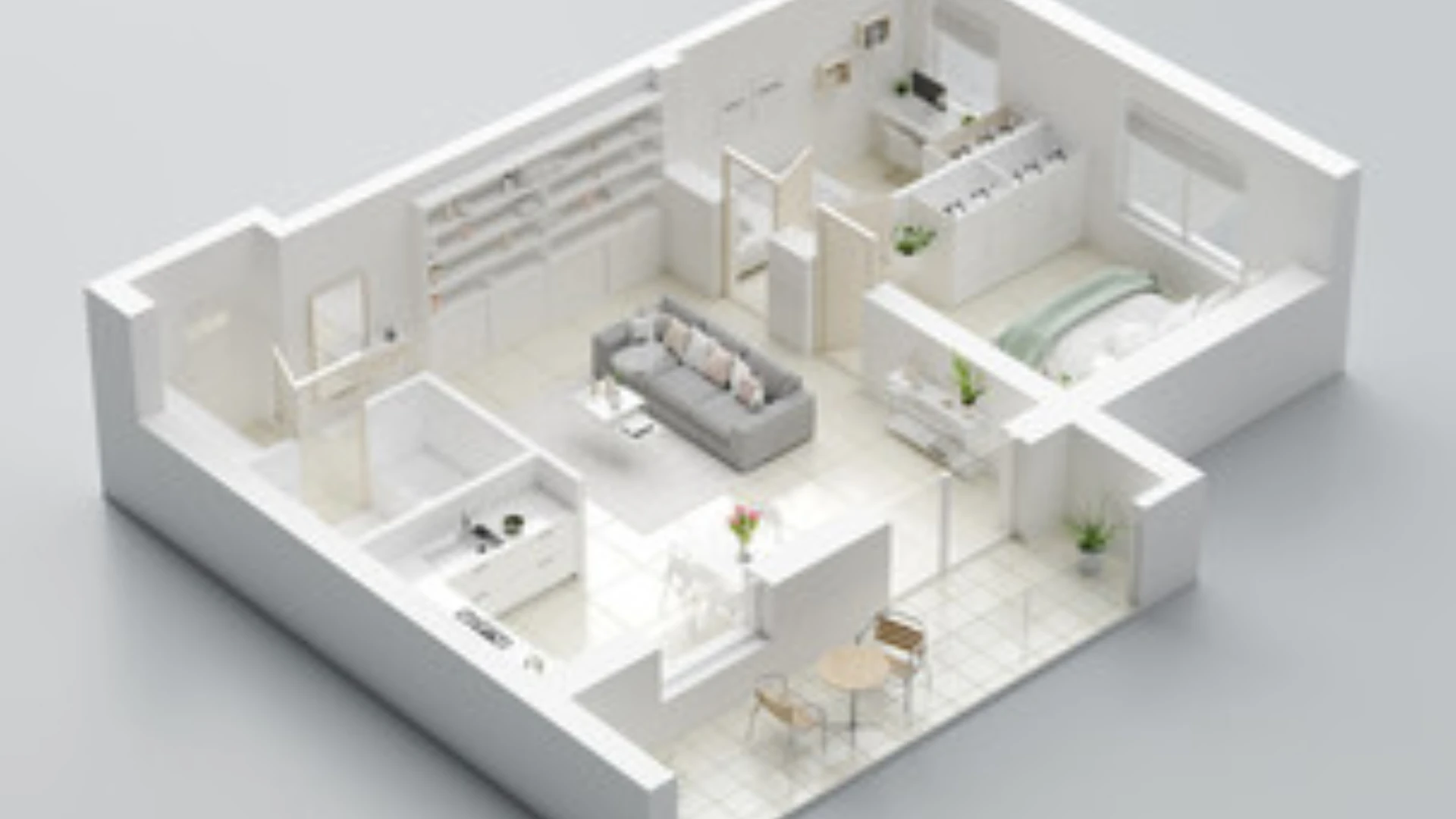 3D renders for property developers Sydney: Apartment layout tested against the Apartment Design Guide
