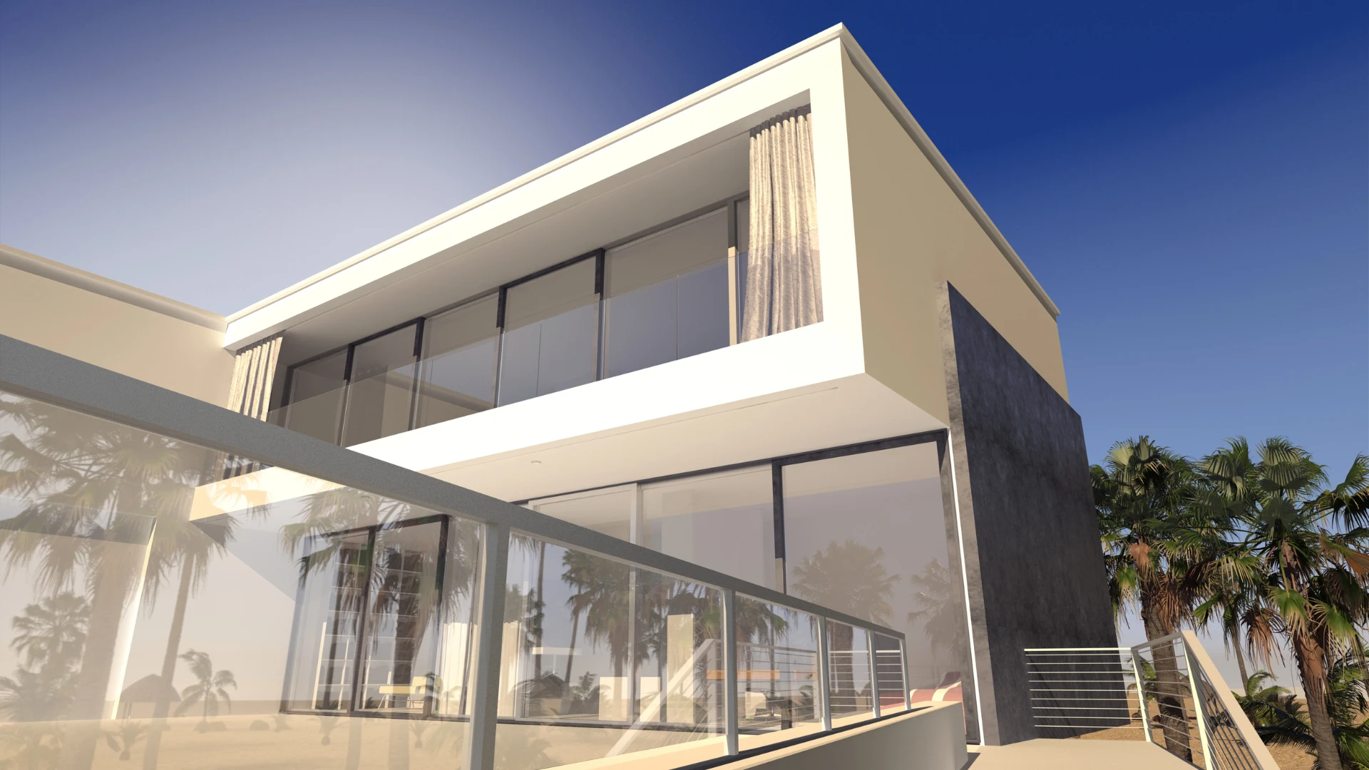 3D rendering company Australia: Exterior render used to compare studio output across the market