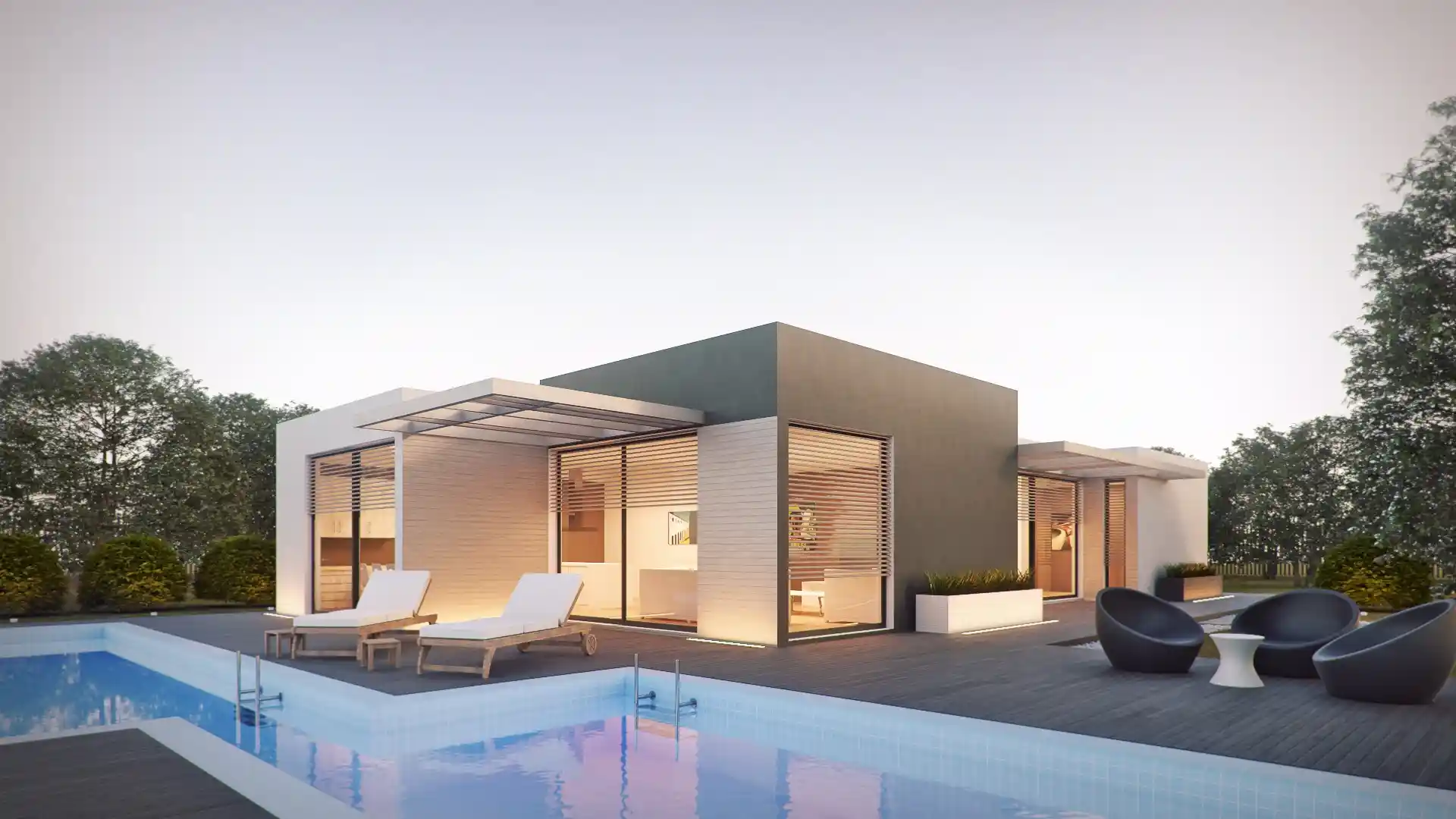 3D rendering Melbourne exterior view used in pre-construction review