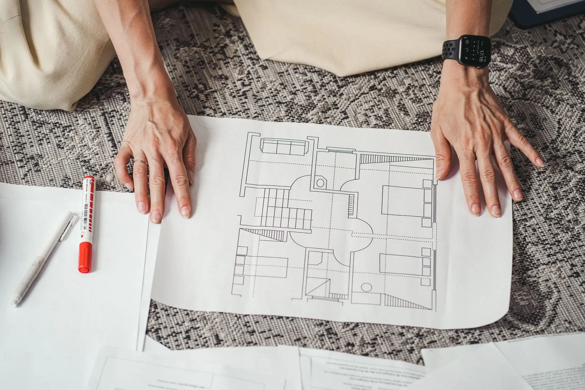 3D rendering Perth reviewed against the floor plan layout