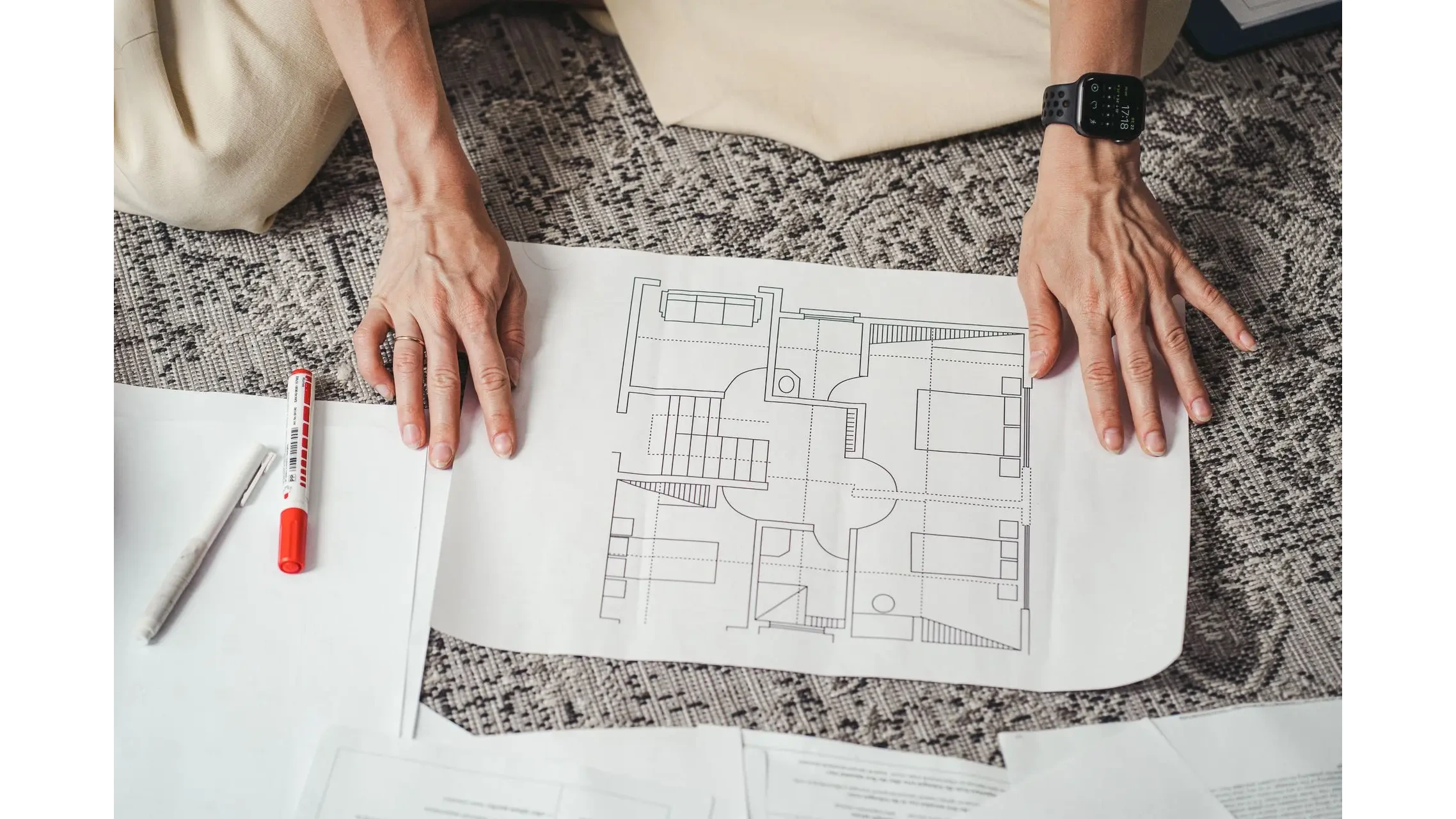3D rendering Perth reviewed against the floor plan layout