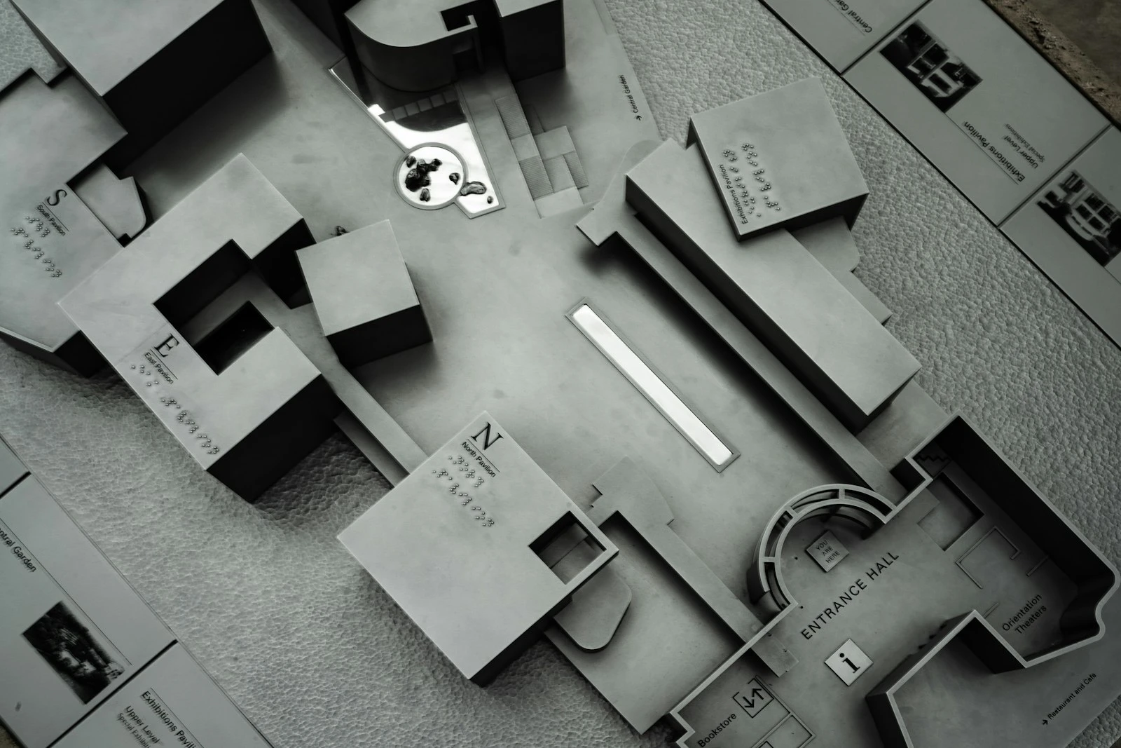 Massing model of a residential scheme